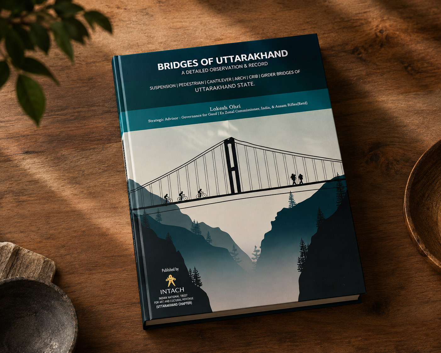 Bridges of Uttarakhand publication redesigned by Unmatched Graphics