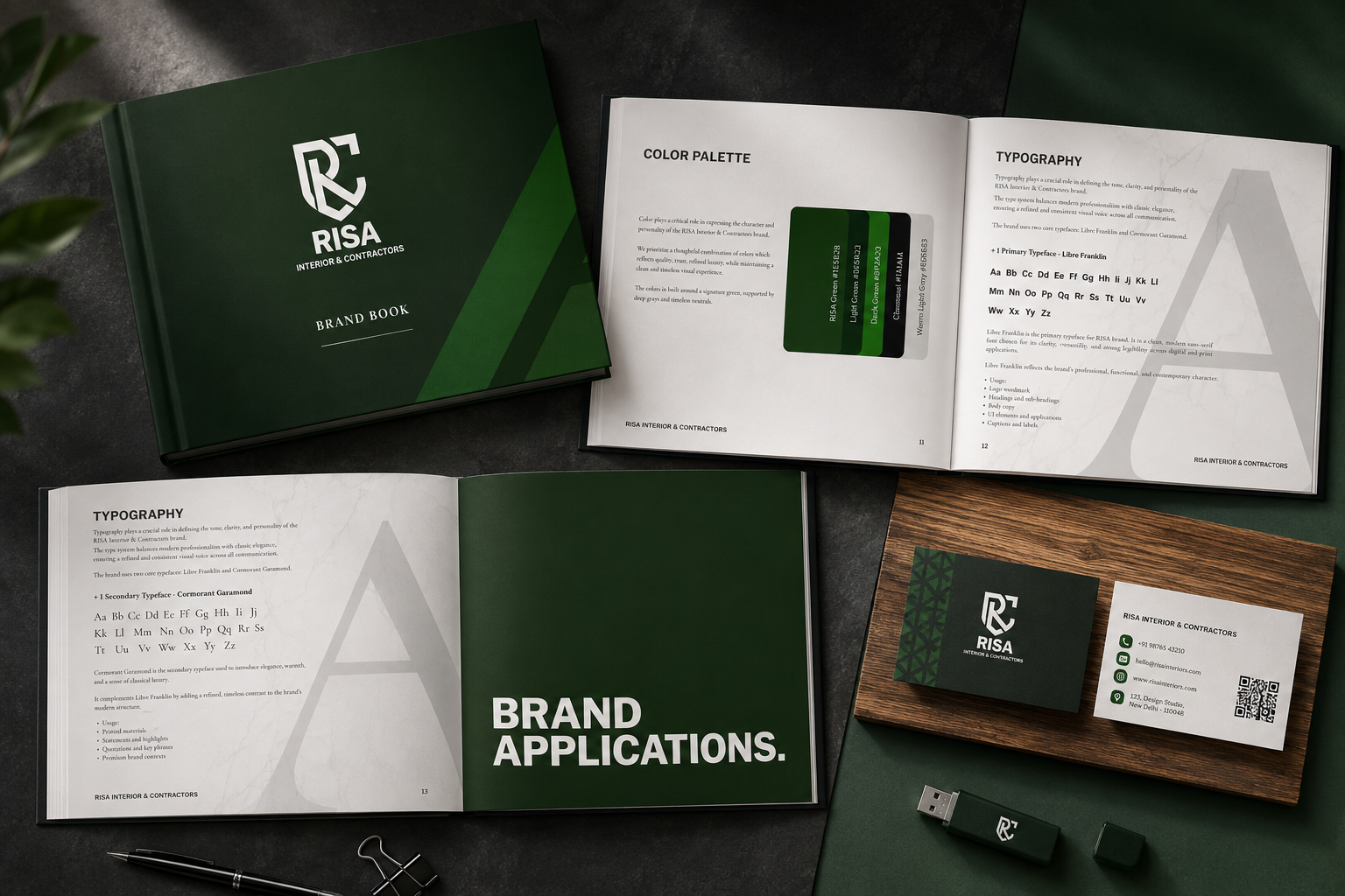 Risa Interior Brand Identity by Unmatched Graphics