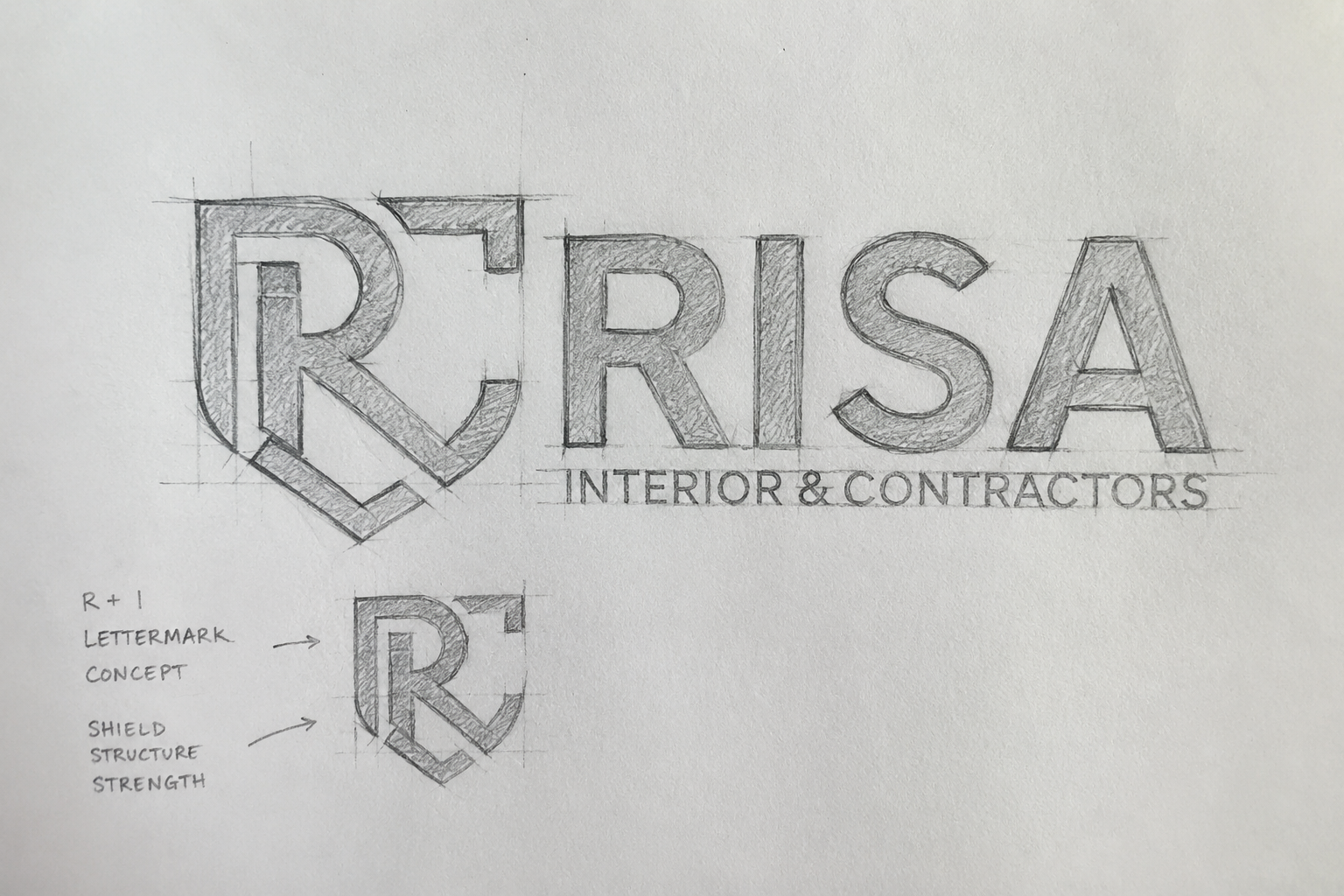 RISA Interiors logo application