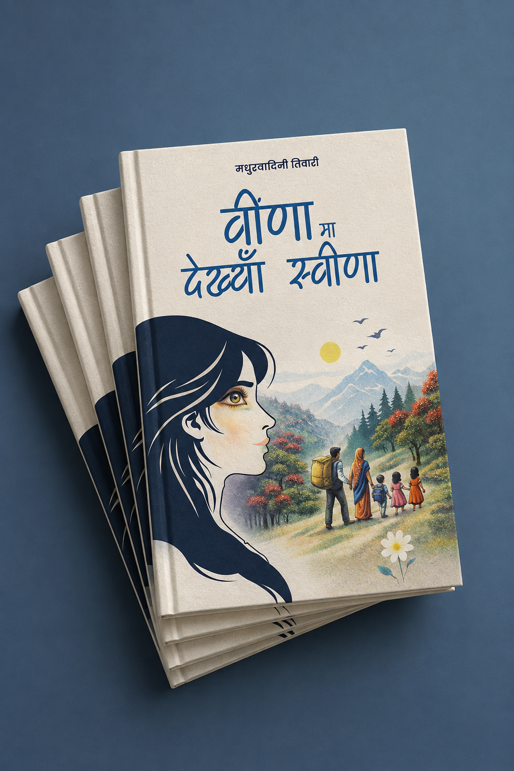 Veena Ma Dekhya Sweena Garhwali poetry cover